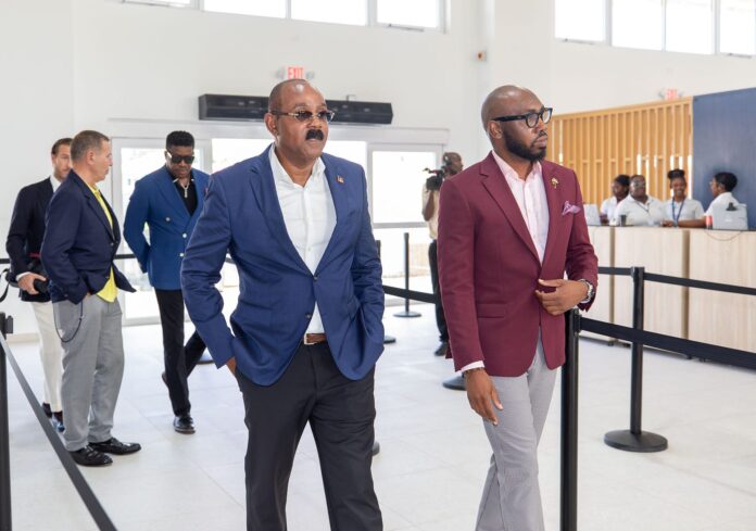 Antigua-Cruise-Port-GM-Gasper-George-with-PM-Browne.jpg